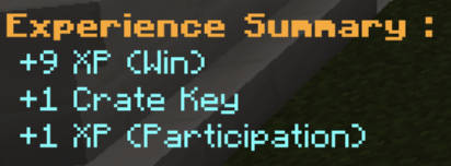 Image of a crate key won in the Experience Summary